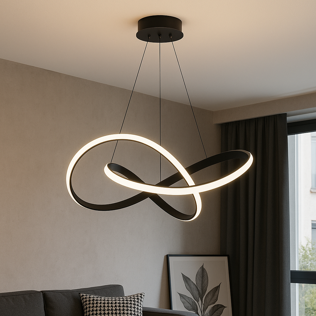 Modern LED Infinity Pendant Light