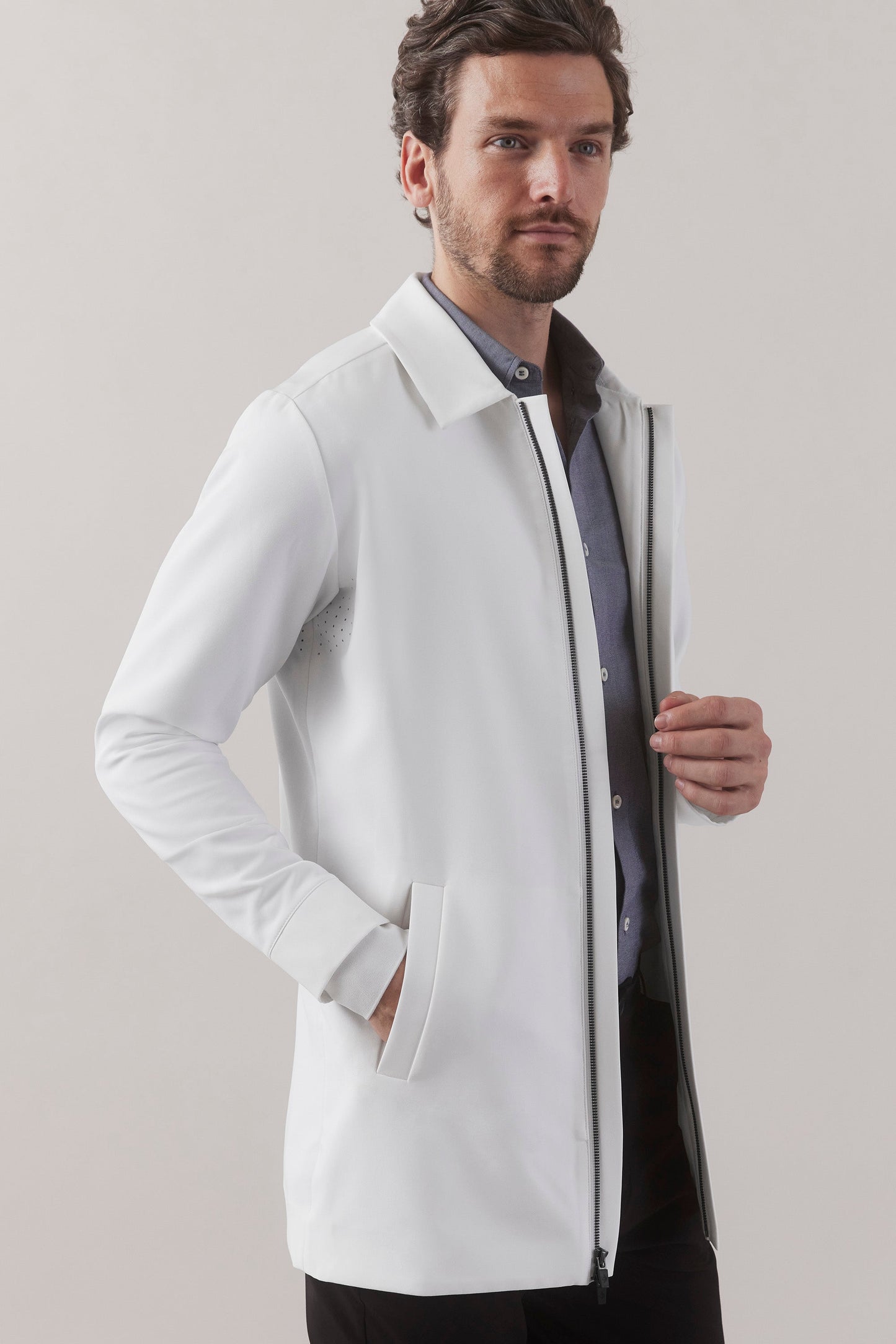 Homme Clinical Jacket - White