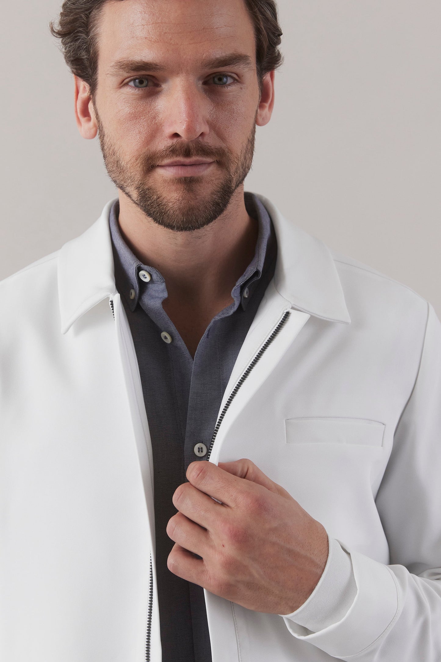 Homme Clinical Jacket - White