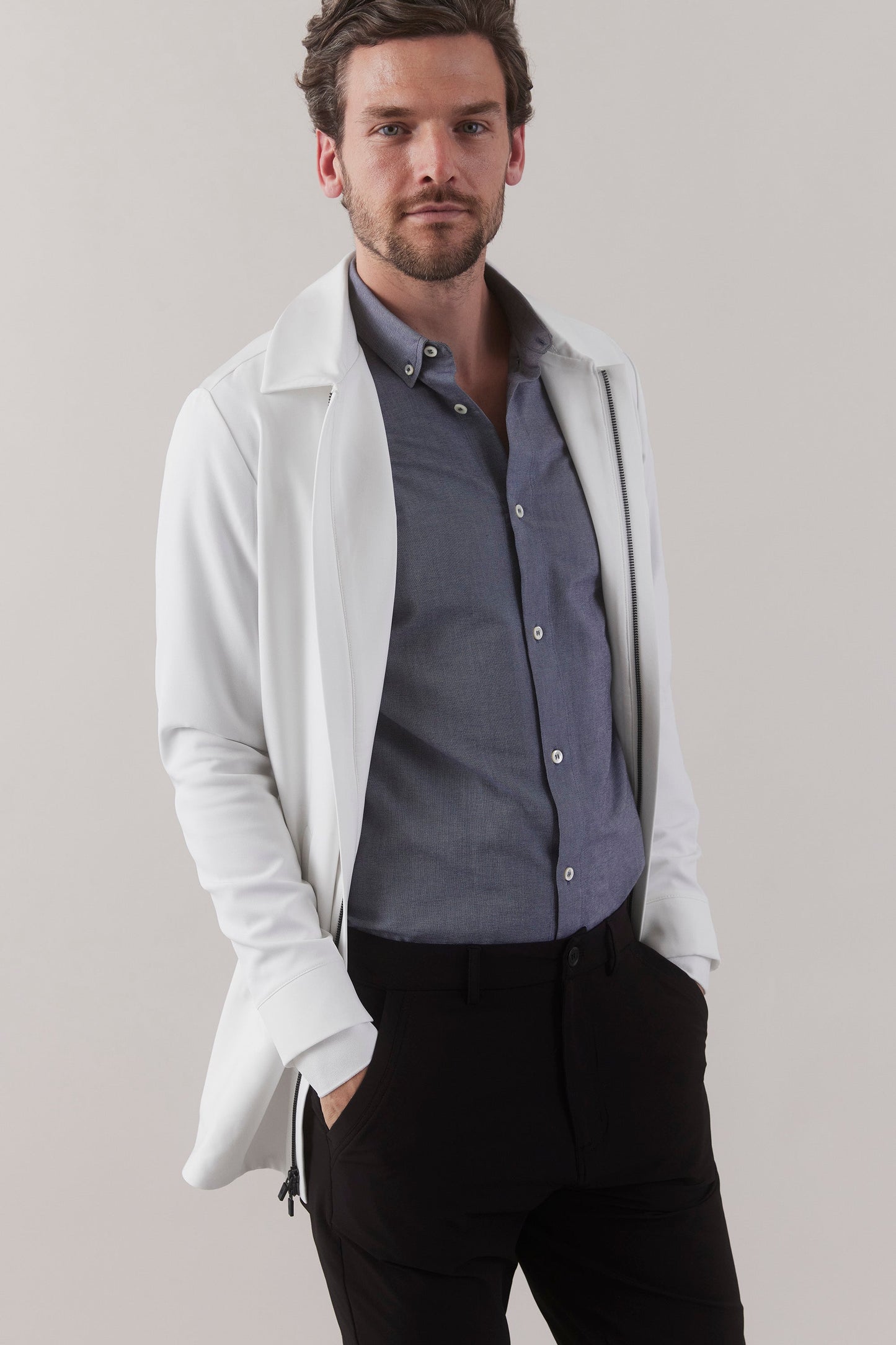 Homme Clinical Jacket - White