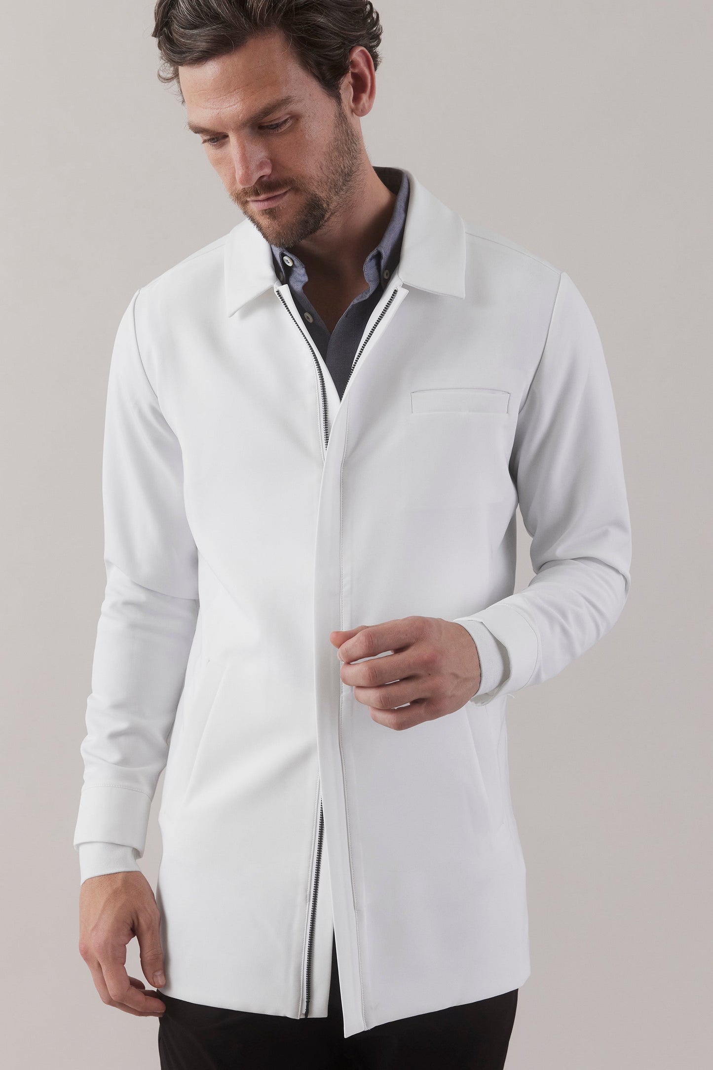 Homme Clinical Jacket - White