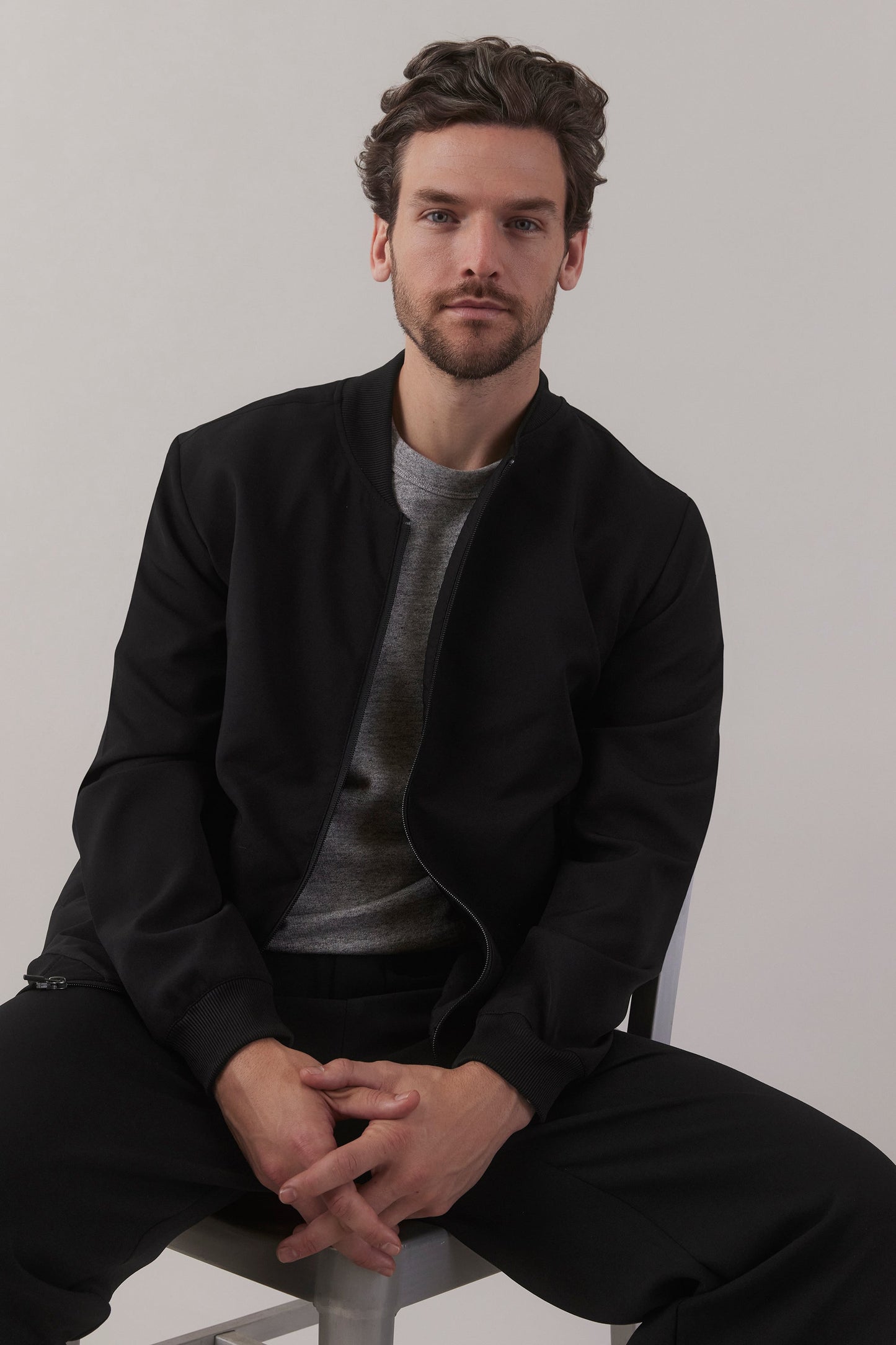 Monaco Clinical Jacket - Black