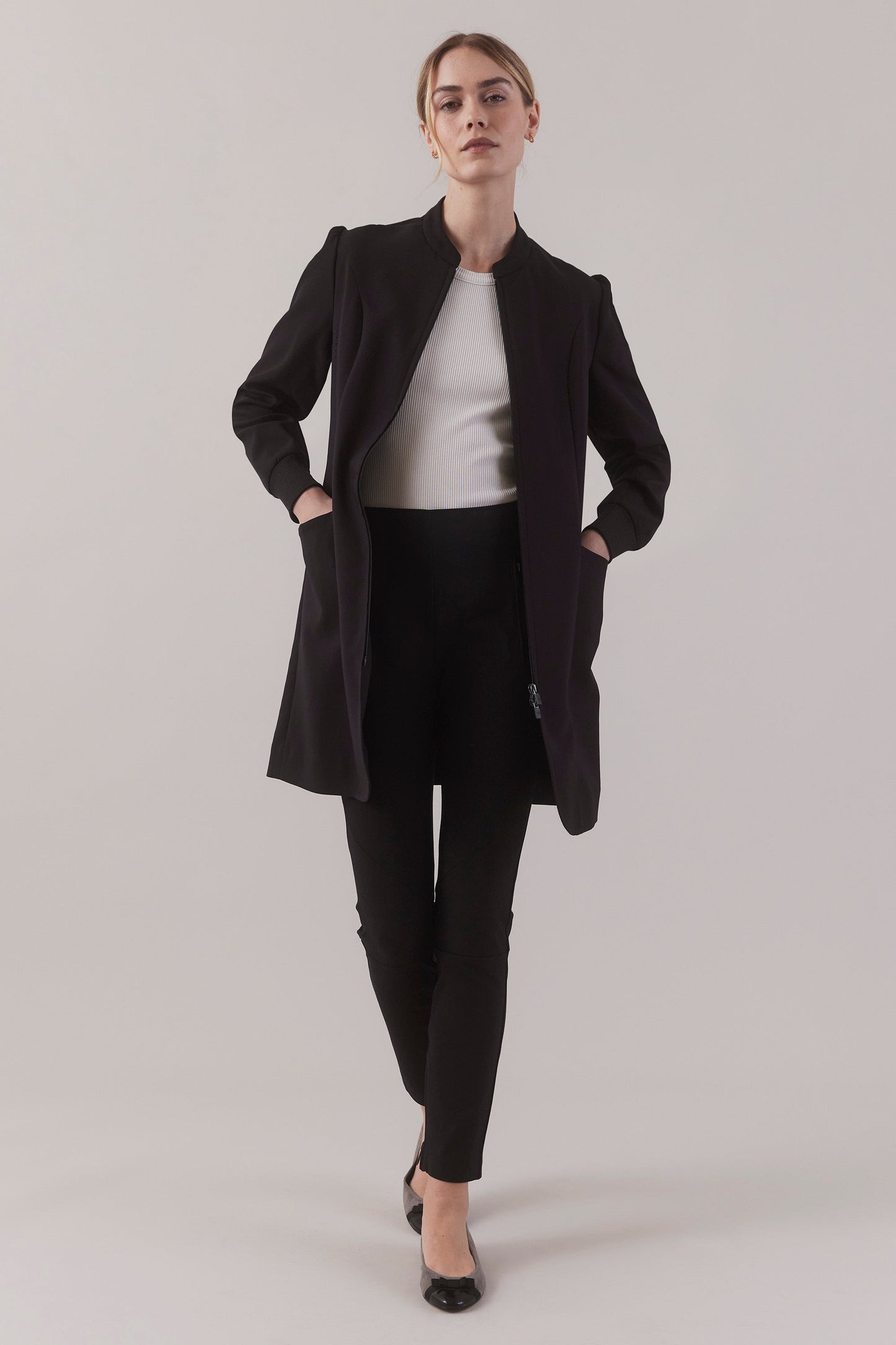 Femme Clinical Jacket- Black