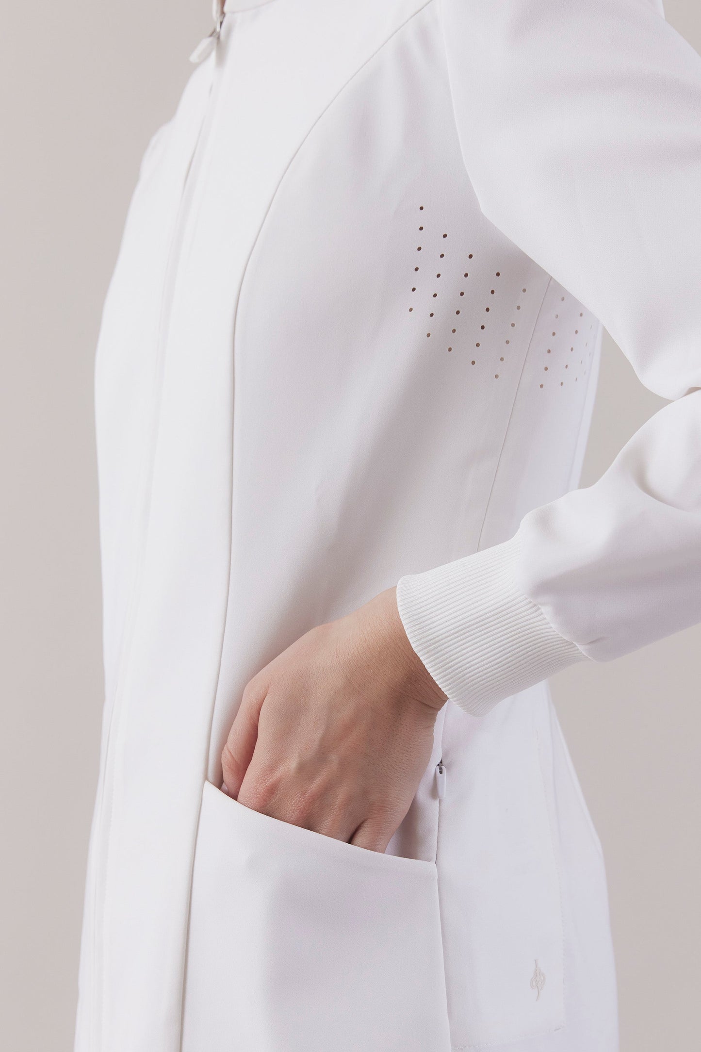 Femme Clinical Jacket- White