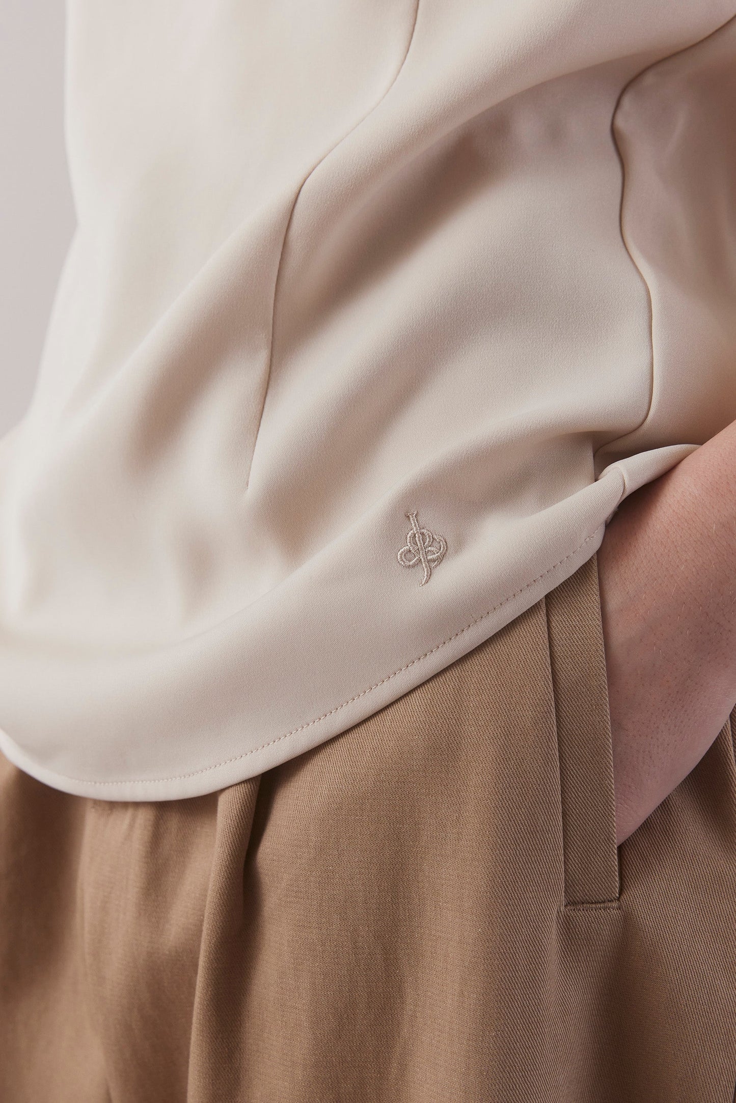 Cap Sleeve Top - Oyster